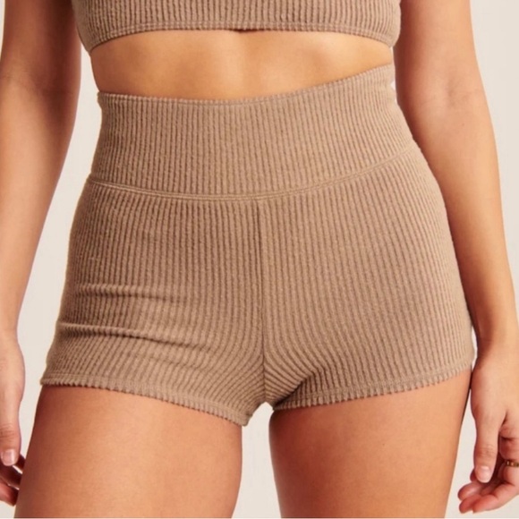 A&F Cozy Lounge Tap Shorts | Lounge and Pajama Shorts | Matching Top Available - Picture 3 of 9